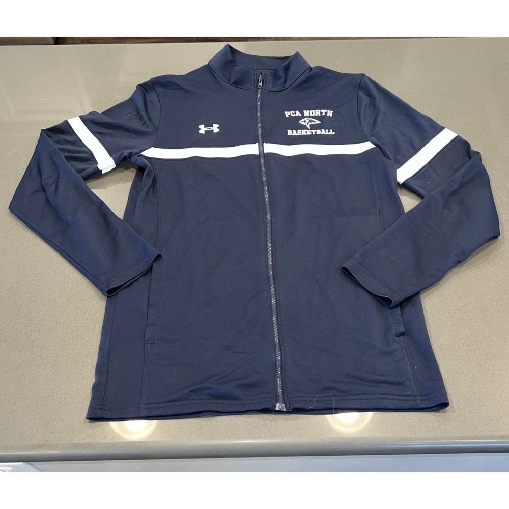 Under Armour~SMALL~Warm Up Team Full-Zip Black PCA N Basketball